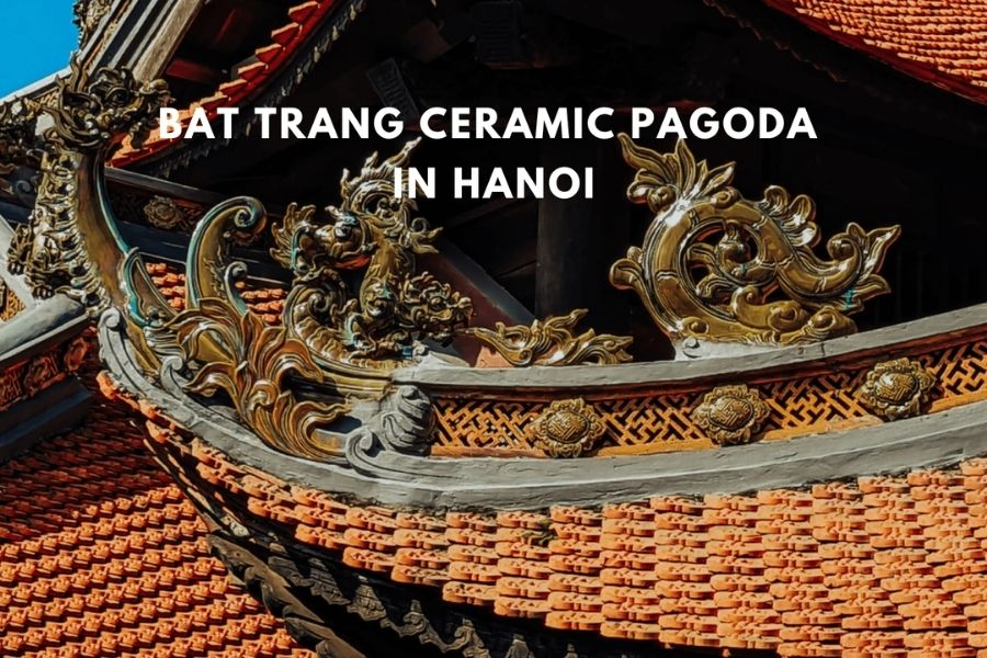 Bat Trang Ceramic Pagoda in Hanoi